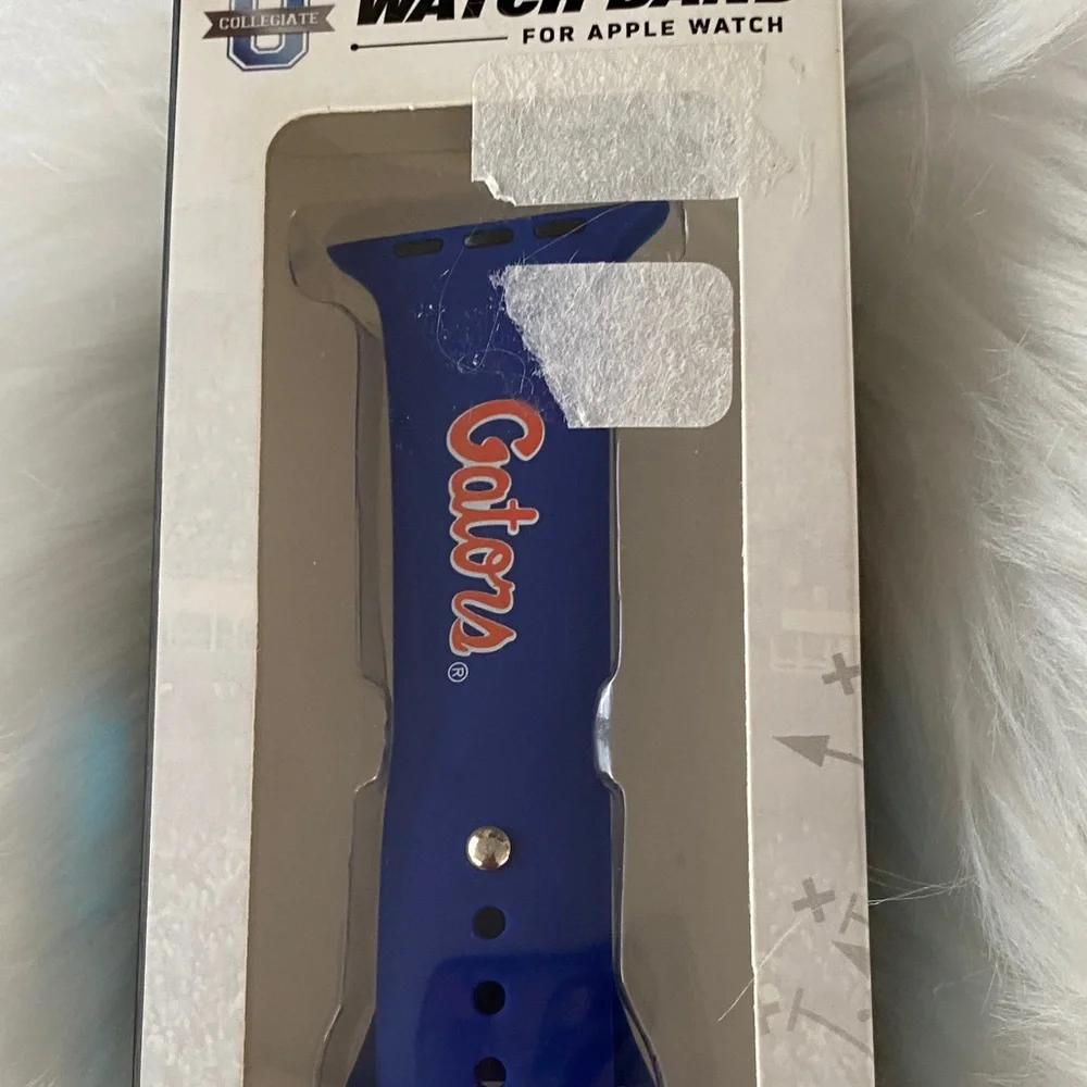 Gators Blue Silicone Watch Band for Apple Watch/ NIB